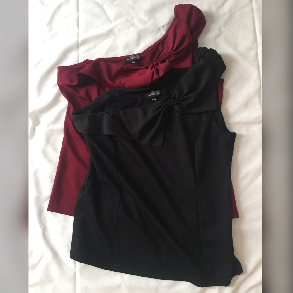 Lot of 2 The Limited One Sleeve Tops XL